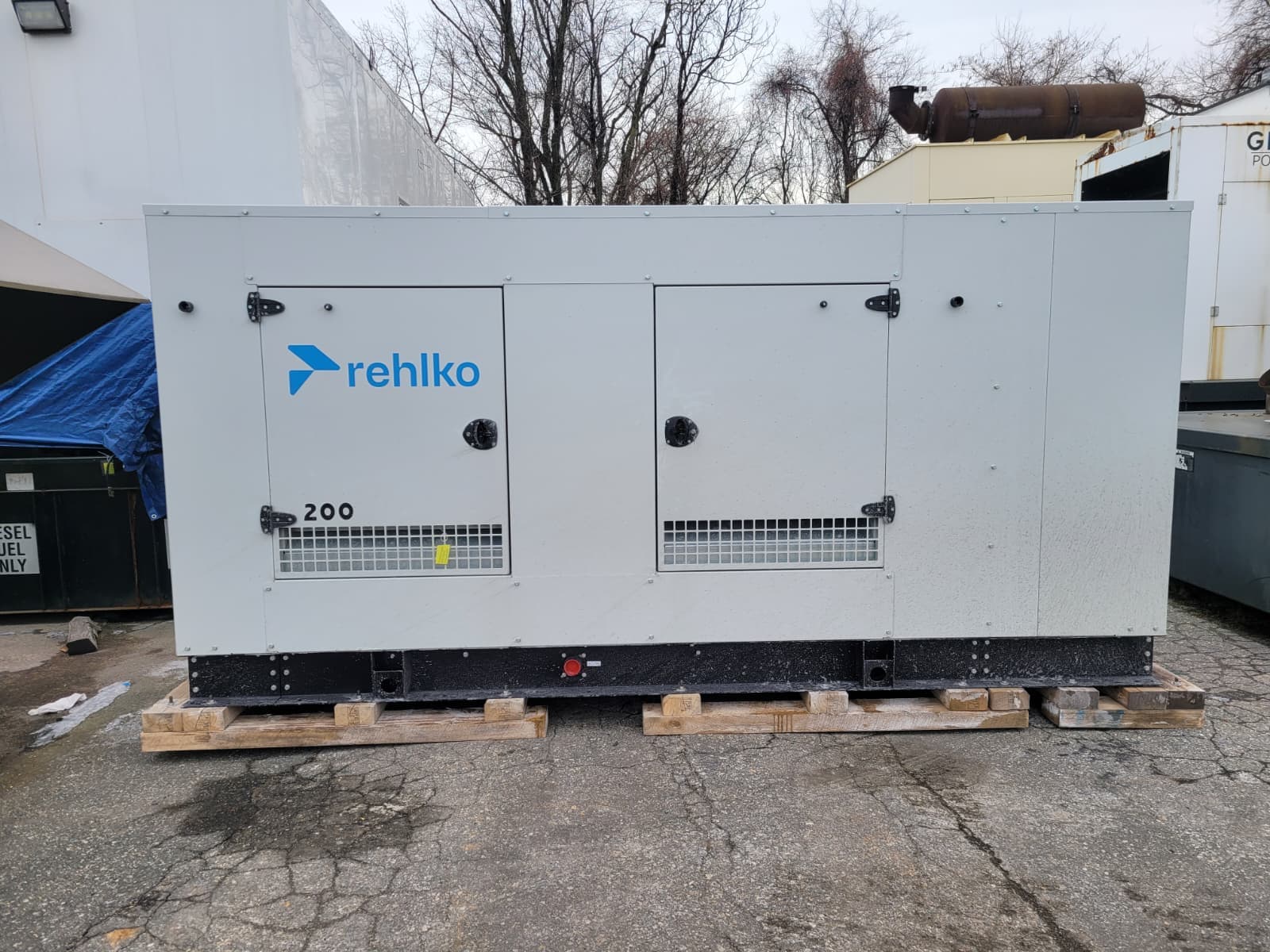 New 200 kW Kohler-Rehlko KG200 Natural Gas Generator - EPA Certified - Woodstock Power inventory photo