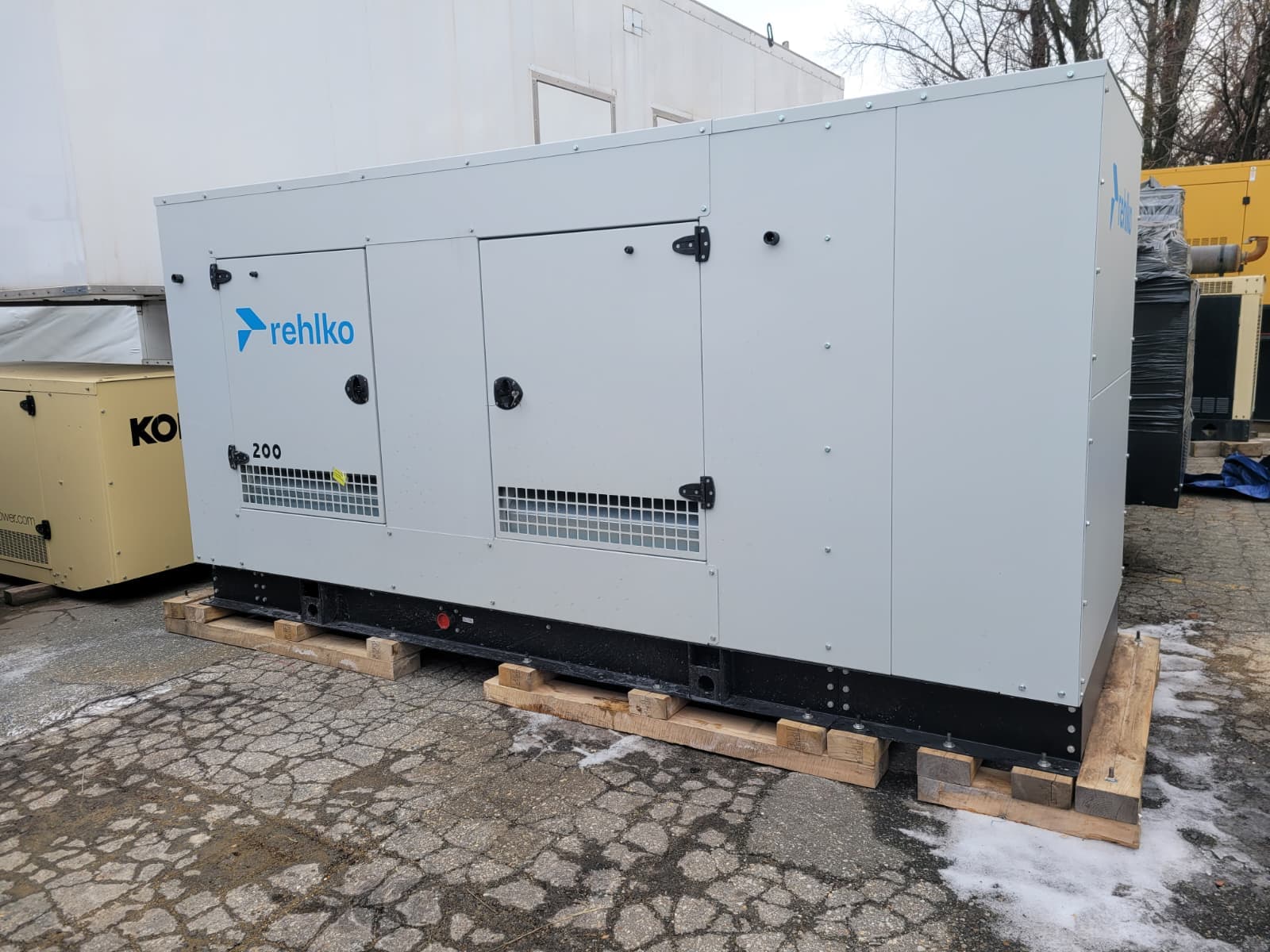 New 200 kW Kohler-Rehlko KG200 Natural Gas Generator - EPA Certified - Woodstock Power inventory photo