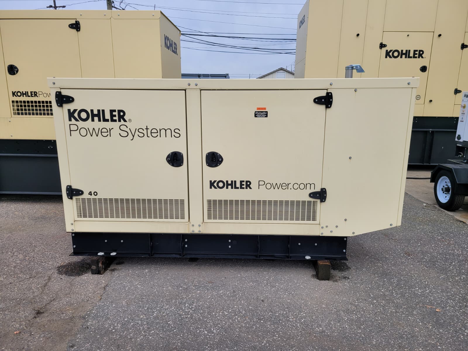 Used 39 kW Kohler 40REZG Natural Gas Generator - EPA Certified - Woodstock Power inventory photo