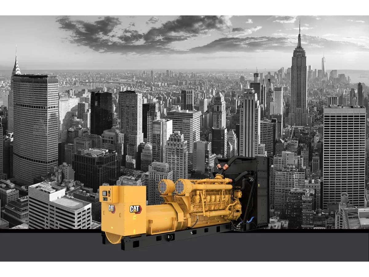 Caterpillar Cat 3516C 2.5 MW liquid-cooled standby generator