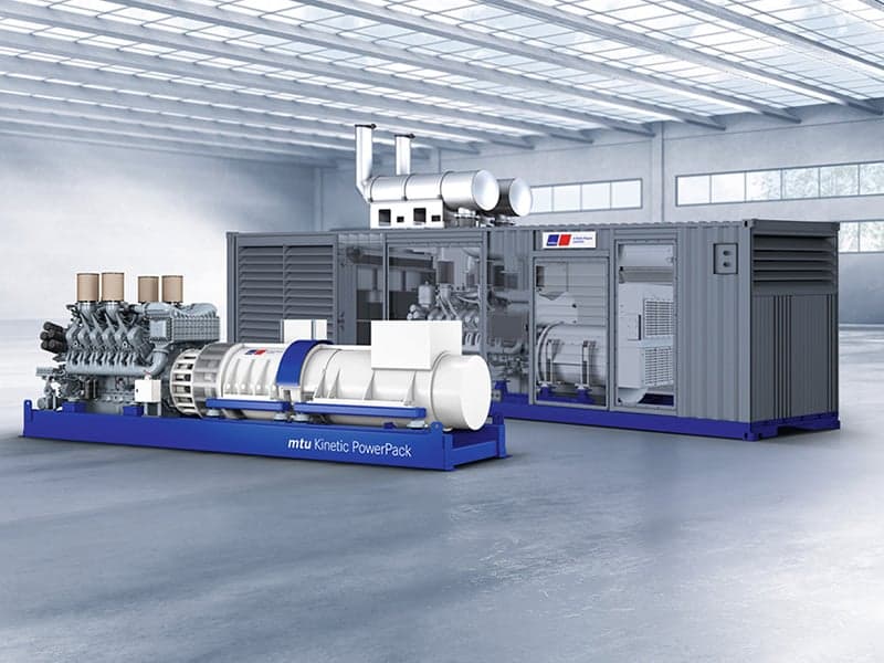MTU MTU 20V4000 DS3250 3.3 MW liquid-cooled standby generator