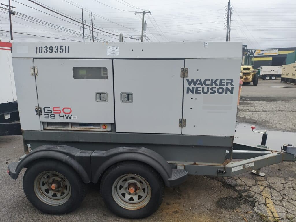 Used 25 kW Wacker Neuson G50 Portable Diesel Generator – EPA Tier 4 - Woodstock Power inventory photo