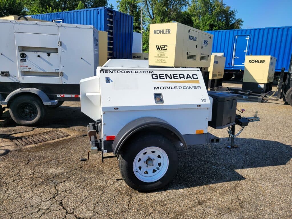 Used 13 kW Generac MLG15 Portable Diesel Generator - EPA Tier 4i - Woodstock Power inventory photo