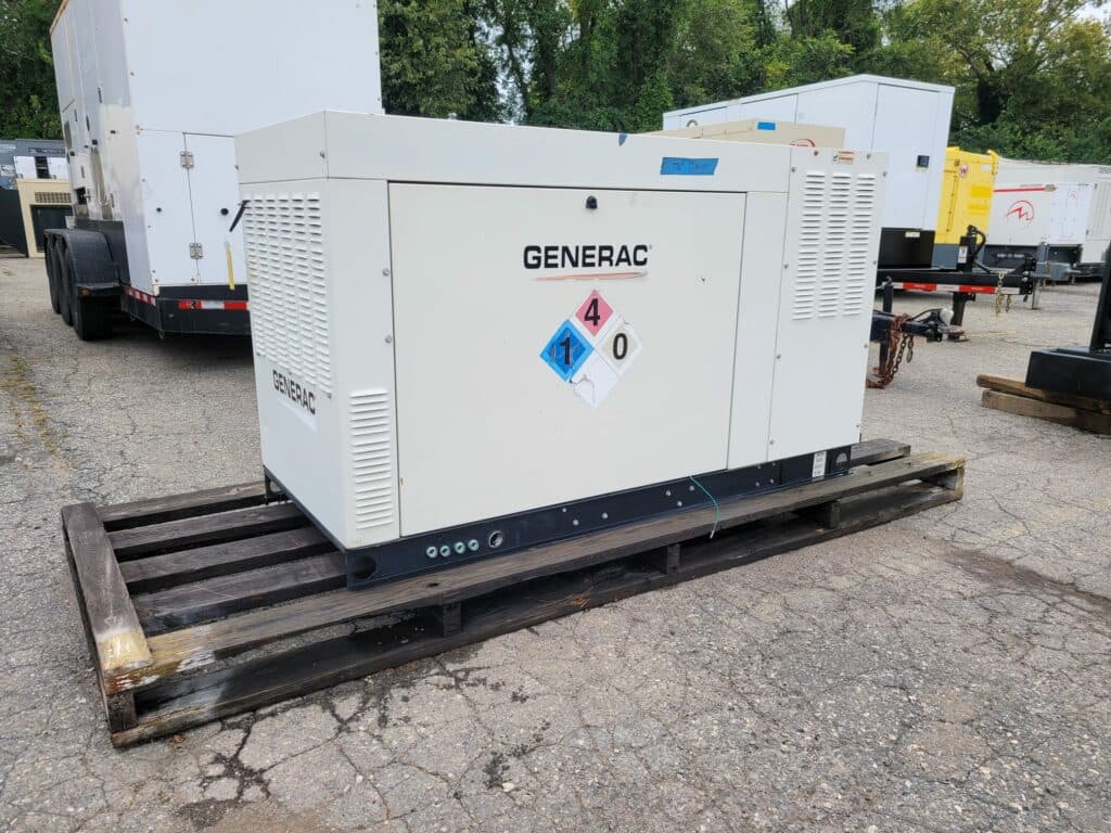 Used 25 kW Generac QT025A Natural Gas Generator - Woodstock Power inventory photo