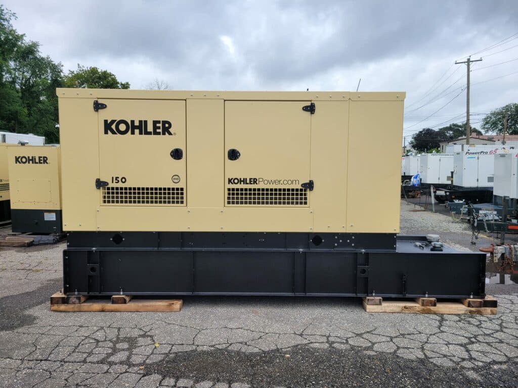 New 150 kW Kohler-Rehlko 150REOZJF Diesel Generator - Aluminum sound enclosure - EPA Tier 3 - Woodstock Power inventory photo