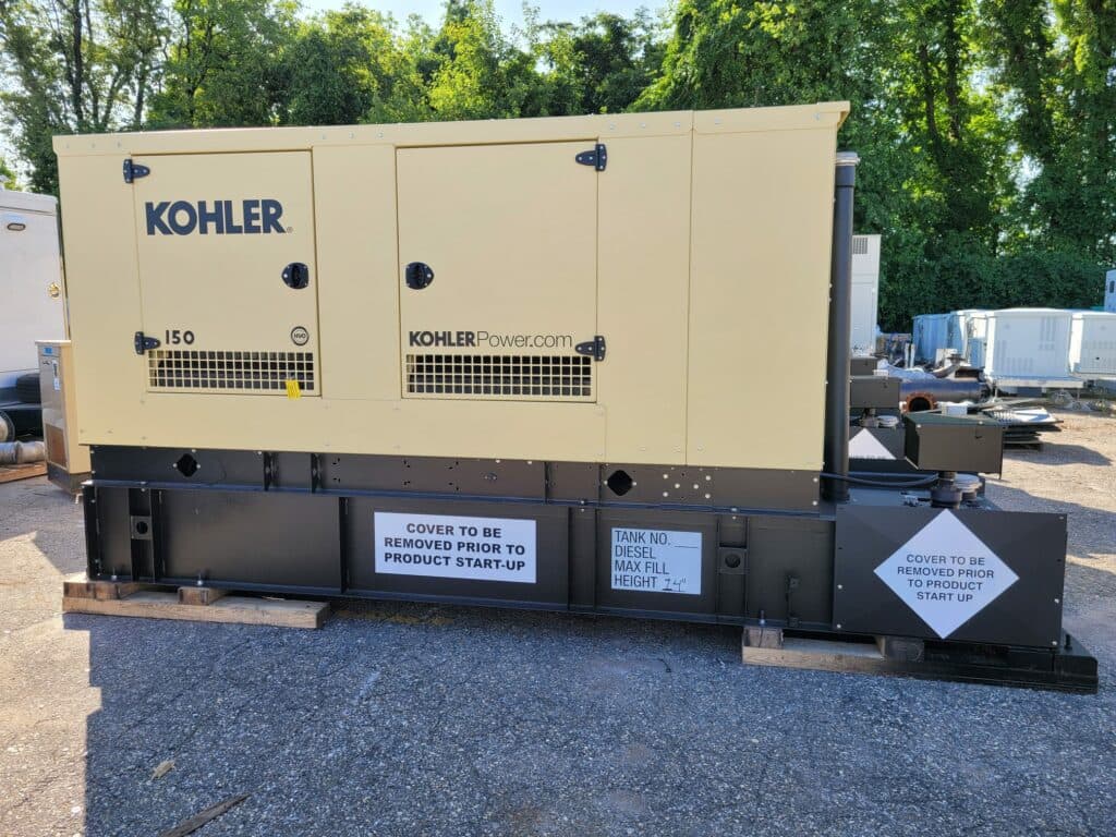 New 150 kW Kohler-Rehlko 150REOZJF Diesel Generator - Aluminum sound enclosure - EPA Tier 3 - Woodstock Power inventory photo