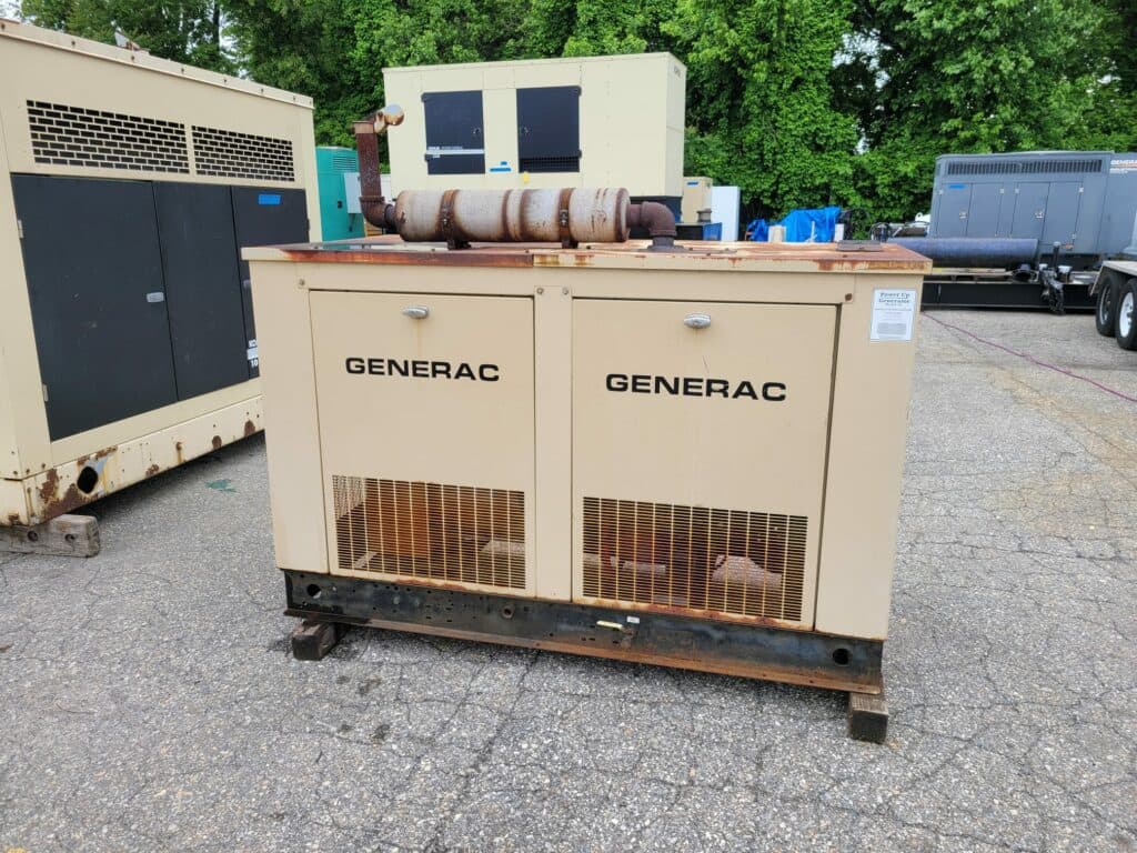 Used 25 kW Generac 91A01888-S Natural Gas Generator - Woodstock Power inventory photo
